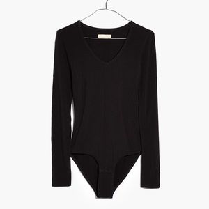 BRAND NEW Madewell V-Neck Full-Coverage Bodysuit